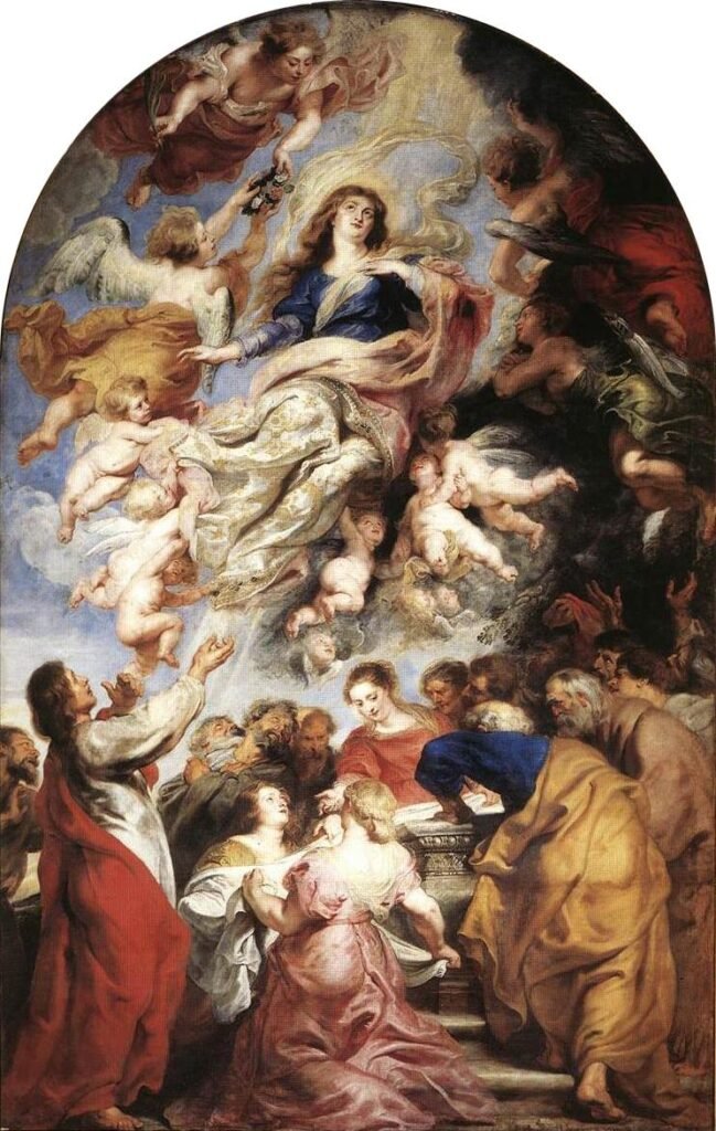 Baroque Rubens Assumption of Virgin 3